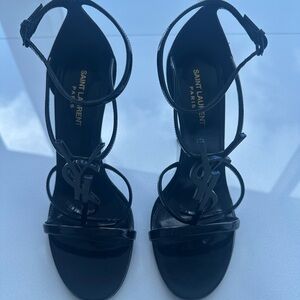Saint Laurent Glossy Black Heels